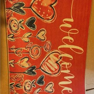 Red Heart Welcome Mat